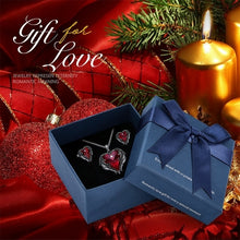 Load image into Gallery viewer, CDE Women Necklace Earrings Jewelry Set Embellished With Crystals from