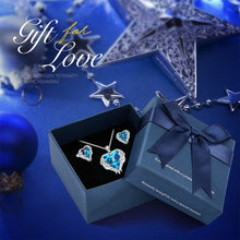 Load image into Gallery viewer, CDE Women Necklace Earrings Jewelry Set Embellished With Crystals from