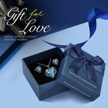 Load image into Gallery viewer, CDE Women Necklace Earrings Jewelry Set Embellished With Crystals from