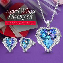 Load image into Gallery viewer, CDE Women Necklace Earrings Jewelry Set Embellished With Crystals from