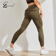 Load image into Gallery viewer, CHRLEISURE Women Leggings Push Up Fitness Legging for Women Slim