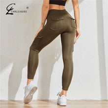 Load image into Gallery viewer, CHRLEISURE Women Leggings Push Up Fitness Legging for Women Slim
