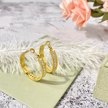 Load image into Gallery viewer, new hot selling large ring earrings for ladies are elegant