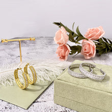 Load image into Gallery viewer, new hot selling large ring earrings for ladies are elegant