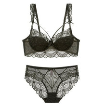 Load image into Gallery viewer, New Top Ultra thin Underwear Set Push up Bra And Panty Sets