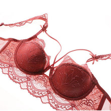 Load image into Gallery viewer, New Top Ultra thin Underwear Set Push up Bra And Panty Sets