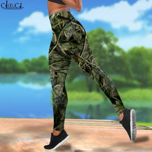 Load image into Gallery viewer, CLOOCL Women Leggings Camouflage Hunting Printed High Waist Elasticity
