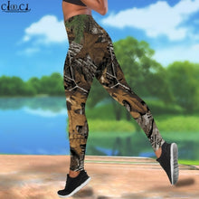 Load image into Gallery viewer, CLOOCL Women Leggings Camouflage Hunting Printed High Waist Elasticity