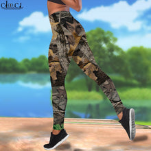Load image into Gallery viewer, CLOOCL Women Leggings Camouflage Hunting Printed High Waist Elasticity