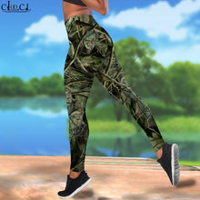 Load image into Gallery viewer, CLOOCL Women Leggings Camouflage Hunting Printed High Waist Elasticity