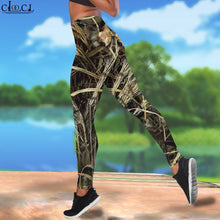 Load image into Gallery viewer, CLOOCL Women Leggings Camouflage Hunting Printed High Waist Elasticity