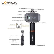 Load image into Gallery viewer, CVM WS50H Multi Channels Smartphone Wireless Microphone with