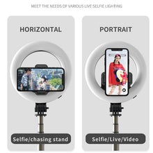 Load image into Gallery viewer, COOL DIER 4in 1 Wireless Bluetooth Selfie Stick With 6inch LED Ring - Sophornlilly