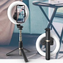 Load image into Gallery viewer, COOL DIER 4in 1 Wireless Bluetooth Selfie Stick With 6inch LED Ring - Sophornlilly
