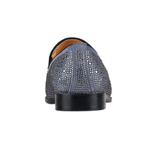 Load image into Gallery viewer, Haze Blue Rhinestone SUEDE Men Shoes
