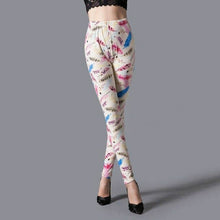 Load image into Gallery viewer, Graffiti Leggings Floral Patterned Print Leggins For Women
