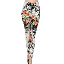 Load image into Gallery viewer, Graffiti Leggings Floral Patterned Print Leggins For Women