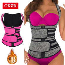 Load image into Gallery viewer, New Women Body Shaper Sauna Vest Waist Trainer Double Belt