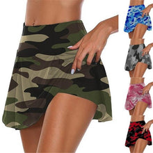 Load image into Gallery viewer, Camo Printed Women Skirt Shorts Fitness Jogger Sweat Shorts Summer
