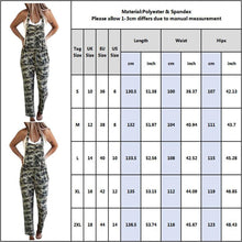Load image into Gallery viewer, Camouflage Overalls for Women Jumpsuits Rompers Summer Camo Rompers
