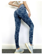 Load image into Gallery viewer, Camouflage Spandex Leggings High Waist Push Up Seamless Breathable