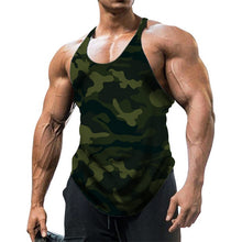Load image into Gallery viewer, Camouflage Summer Fitness Tank Top Men Bodybuilding New Gyms Clothing