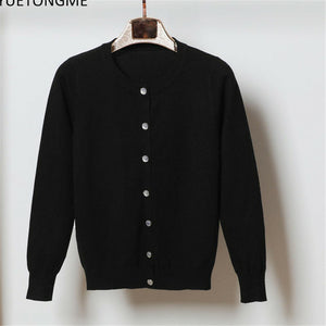 Cardigan Casual Long Sleeve Button