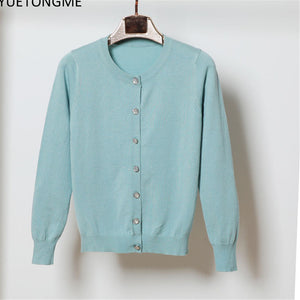 Cardigan Casual Long Sleeve Button