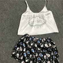 Load image into Gallery viewer, Cartoon Animal Print Mooie Nachtkleding Thuis Pak Zomer V hals Sexy