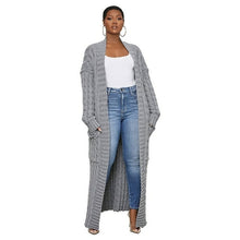 Load image into Gallery viewer, Casual Knit Long Sweater Cardigan