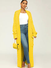 Load image into Gallery viewer, Casual Knit Long Sweater Cardigan