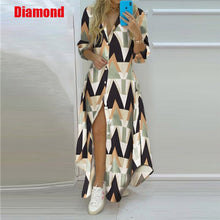 Load image into Gallery viewer, Casual Printed Long Shirt New Fashion Loose Dress