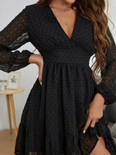 Load image into Gallery viewer, Casual White Sexy Chiffon Mesh Long Sleeve Dress Women  Ruffle Beach