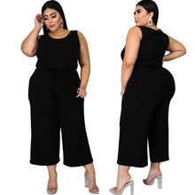 Load image into Gallery viewer, Casual Women Solid Loose Jumpsuits Spring New Arrivals Plus Size - Sophornlilly