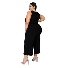 Load image into Gallery viewer, Casual Women Solid Loose Jumpsuits Spring New Arrivals Plus Size - Sophornlilly