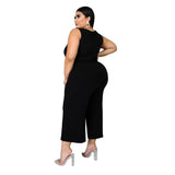 Casual Women Solid Loose Jumpsuits Spring New Arrivals Plus Size - Sophornlilly