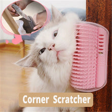 Load image into Gallery viewer, Cats Brush Corner Scratcher Rubbing Cat Massage Self Groomer With