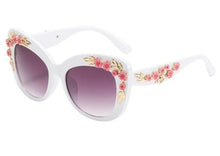 Load image into Gallery viewer, Charming 3D Flower Cat Eye Sunglasses