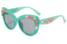 Load image into Gallery viewer, Charming 3D Flower Cat Eye Sunglasses