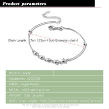 Load image into Gallery viewer, Charming Ladies Silver Jewelry Fashion Angel Egg Pendant Anklet  Cute
