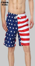 Load image into Gallery viewer, Charmleaks Men Swimshorts American Flag Beach Shorts Swimwear Briefs - Sophornlilly