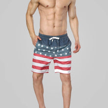 Load image into Gallery viewer, Charmleaks Men Swimshorts American Flag Beach Shorts Swimwear Briefs - Sophornlilly