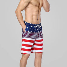 Load image into Gallery viewer, Charmleaks Men Swimshorts American Flag Beach Shorts Swimwear Briefs - Sophornlilly