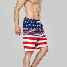 Load image into Gallery viewer, Charmleaks Men Swimshorts American Flag Beach Shorts Swimwear Briefs - Sophornlilly