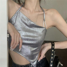 Load image into Gallery viewer, Chic Irregular Halter Neck Crop Top Women's Summer Sexy Backless - Sophornlilly