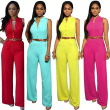 Load image into Gallery viewer, Sleeveless Elegant Rompers Jumpsuit One Piece - Sophornlilly