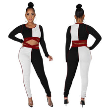 Load image into Gallery viewer, Chiclover Tracksuit Jumpsuit Womens Fashion Long Sleeve Bodysuit - Sophornlilly