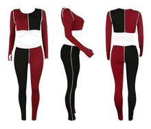Load image into Gallery viewer, Chiclover Tracksuit Jumpsuit Womens Fashion Long Sleeve Bodysuit - Sophornlilly
