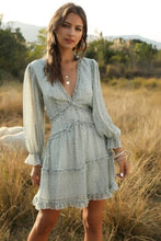 Load image into Gallery viewer, Chiffon Dress Long Sleeve - Sophornlilly