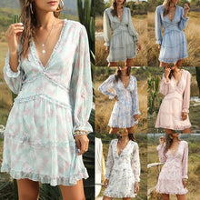 Load image into Gallery viewer, Chiffon Dress Long Sleeve - Sophornlilly